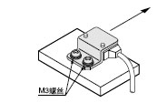 可用M3螺絲安裝